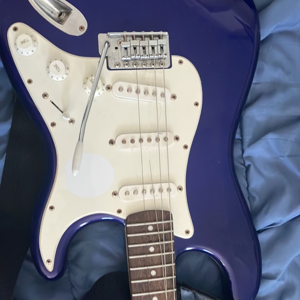 Fender squier strat electric guitar